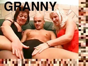 fellation, granny, trio