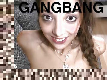 Fick die Whore Sperma Gangbang Compilation