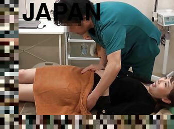 asiático, japonesa, massagem, buraco-velho
