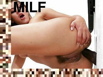 Gloryhole adventures of steamy Latina MILF