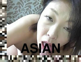 Chubby asian mature Creampie