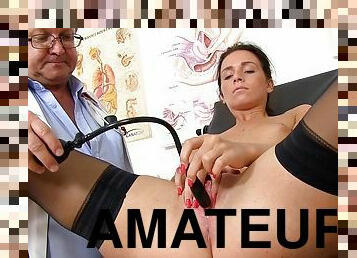 orgasmo, cona-pussy, amador, doutor, checo, hospital