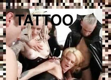 Iam Pierced and tattooed punk rock concert mega fuck