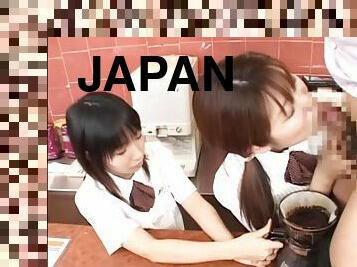 Japanese Girls Coffee and Creamed