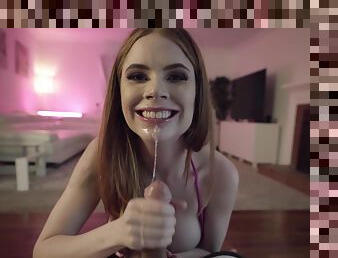 Jake Adams fucks redhead stripper Pepper Hart