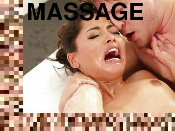 Oily Massage For Latina Babe 2 - Massage Rooms