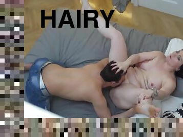 Stunning Hairy Mature Lady Hot Porn Video