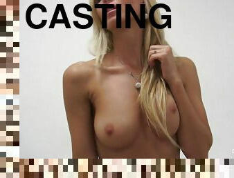 Charming Blond At Casting - Striptease