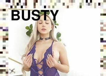 Chubby busty bitch Skylar Vox takes cock