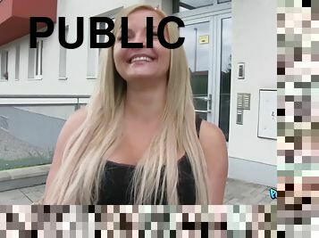 Public Sex For Big Boob Blond Hair Girl 1 - Public Agent