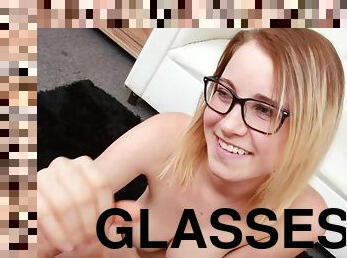 dilettant, babe, blasen, junge, wichsen, gesichtspunkt, blondine, tittenarbeite, nerdy