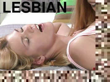 Teen lesbies incredible porn video