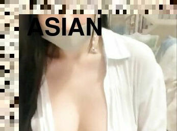 asiatique, gros-nichons, masturbation, orgasme, babes, ados, jouet, japonais, jeune-18, naturel