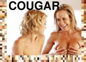 Mommies Teach Intercourse - Step Cougar and Step Daughter Tag Team Teen Boyfriend