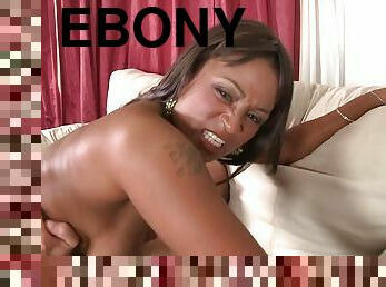 Phat Ass Ebony with big black tits Get Cumshot after interracial fuck