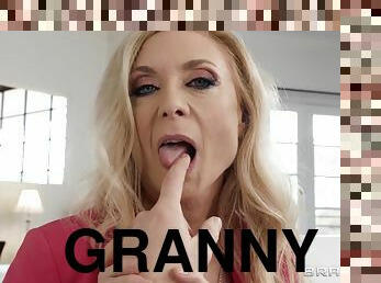 Slutty granny Nina Hartley spicy adult scene