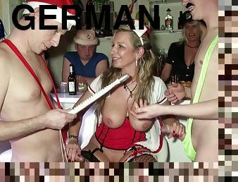 German MILF Fuck In Front of People on Cologne Karneval - German