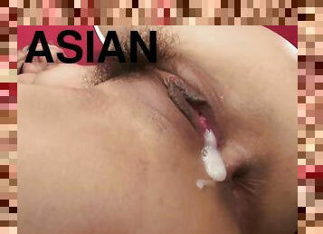 Lascivious Asian Whore Gets Plenty Gooey Creampie