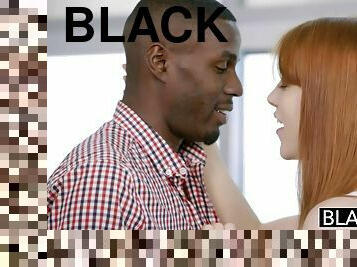 fellation, ejaculation-sur-le-corps, énorme-bite, interracial, ados, pornstar, black, rousse, bas, point-de-vue