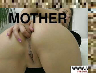 Super Mother Angel Karyna Gives Handjob Sweet Tender Step son