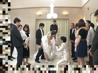 Best man takes bride in japanese wedding 1 - asian