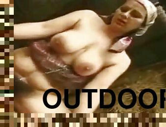 Outdoor have sex with mommy cougar