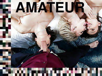 fête, amateur, fellation, énorme-bite, ados, hardcore, maison, sexe-de-groupe, point-de-vue, quatuor