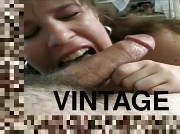 Tessa with a old fart - vintage
