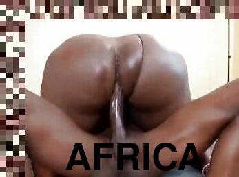 Huge African anal riding my bbc