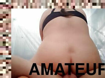 cul, amateur, ejaculation-sur-le-corps, webcam, tchèque, brunette