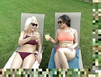 OldYoungLesbianLove - Szandi And Yasmeena - My Boyfrien - young girl