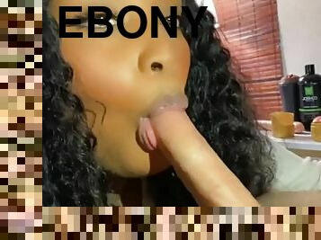 Gorgeous Ebony Blowjob