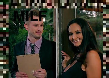 MILF Ava Addams cheats on her husband with a young pollster