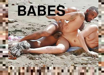 babes, interracial, hardcore, playa, pelirroja