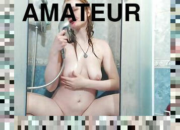 banyo-yapma, mastürbasyon-masturbation, amatör, orta-yaşlı-seksi-kadın, ev-yapımı, anneciğim, şaşırtıcı, duş, tek-kişilik