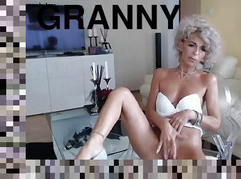One very fit granny on cam