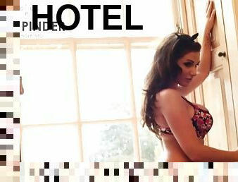 Lucy pinder hotel suite