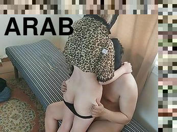 Sexy Arab girl with a cum filled pussy - do you want to fuck her?