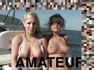 boats and big boobed models - Reality