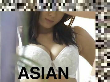 asiatique, gros-nichons, anal