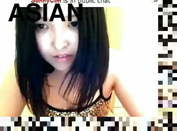 asiatique, amateur, webcam, solo