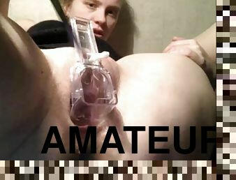 pekpek-puke-pussy, baguhan, webcam, ospital, gyno-exam