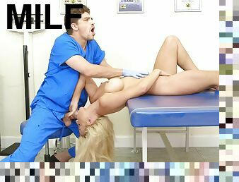 Blonde Hot MILF in Medical Center