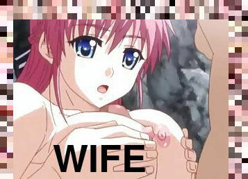 Big tits anime wife cum fuck