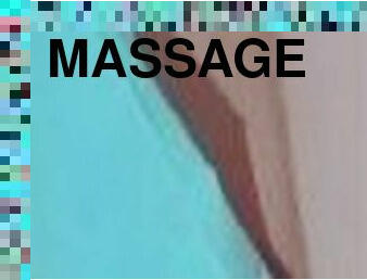 clito, masturbation, massage, belle, vagin, attrapée