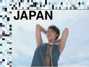 Japanese big boobs rare video ep.2 : sweet japanese girl dancing on the beach (nonnude)