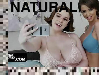 Curvy Teen With Phat Natural Tits And Her Stepmom Get Fucked To Earn Money For Rent - Reality POV threesome