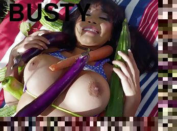 asiatisk, store-pupper, utendørs, pussy, amatør, blowjob, latina, amerikansk, piercet, busty