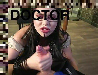 Witch Doctor: cosplay blowjob, handjob and hardcore sex