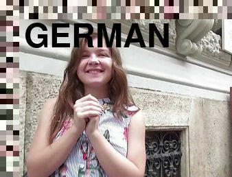 GERMAN SCOUT - 18 Jahre Junge Renata ANAL Gefickt Bei Strassen Casting - Jason steel